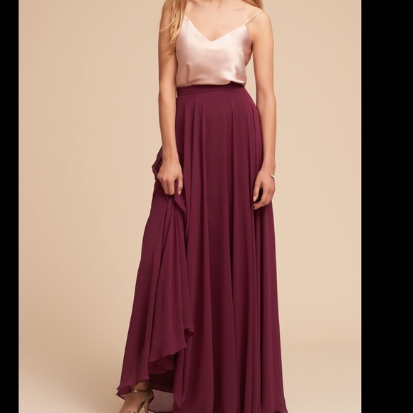 BHLDN Hampton Skirt in blush pink 🌸 - Picture 6 of 8